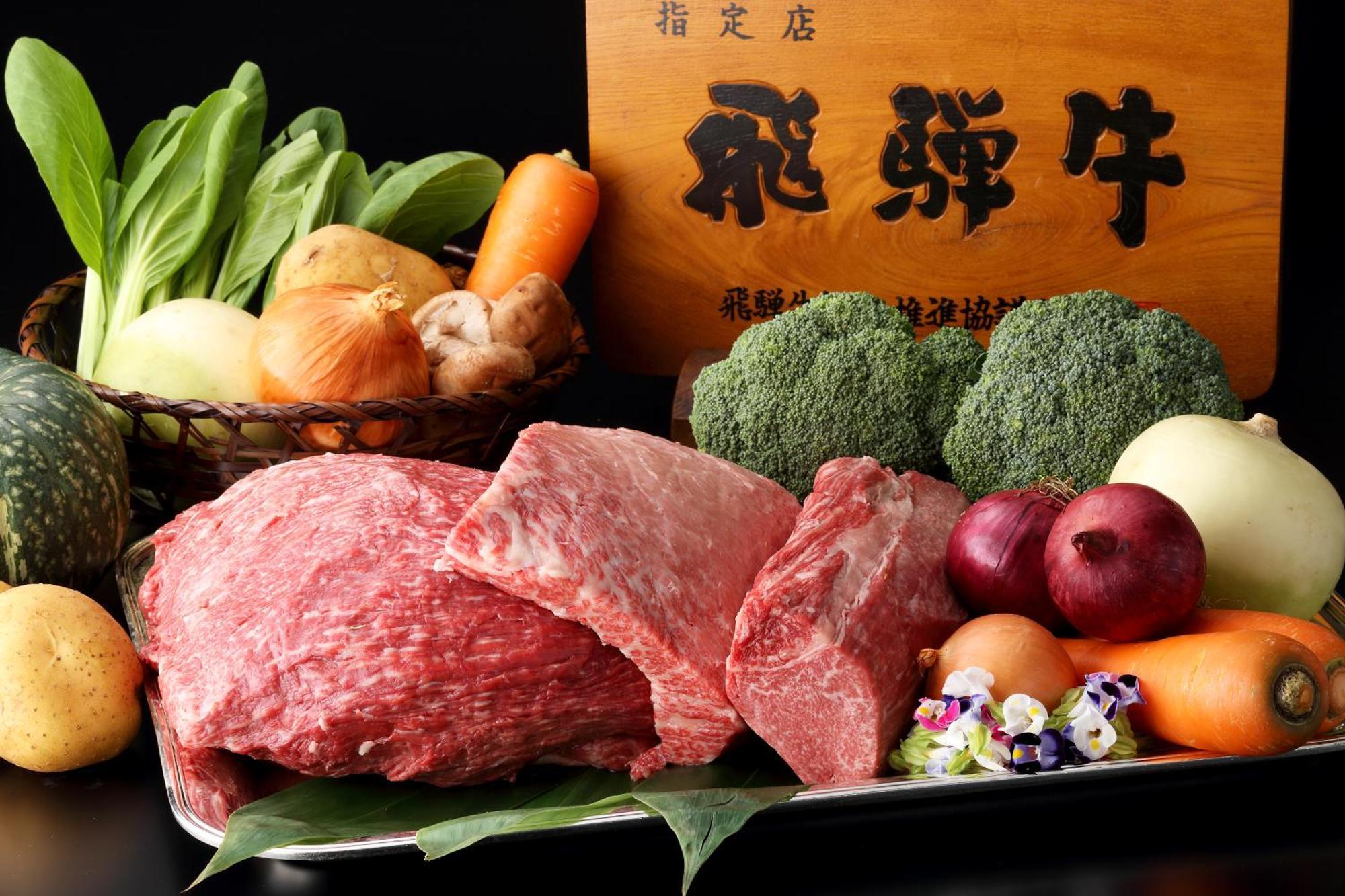 Miyako Hotel Gifu Nagaragawa Exteriér fotografie Kobe beef