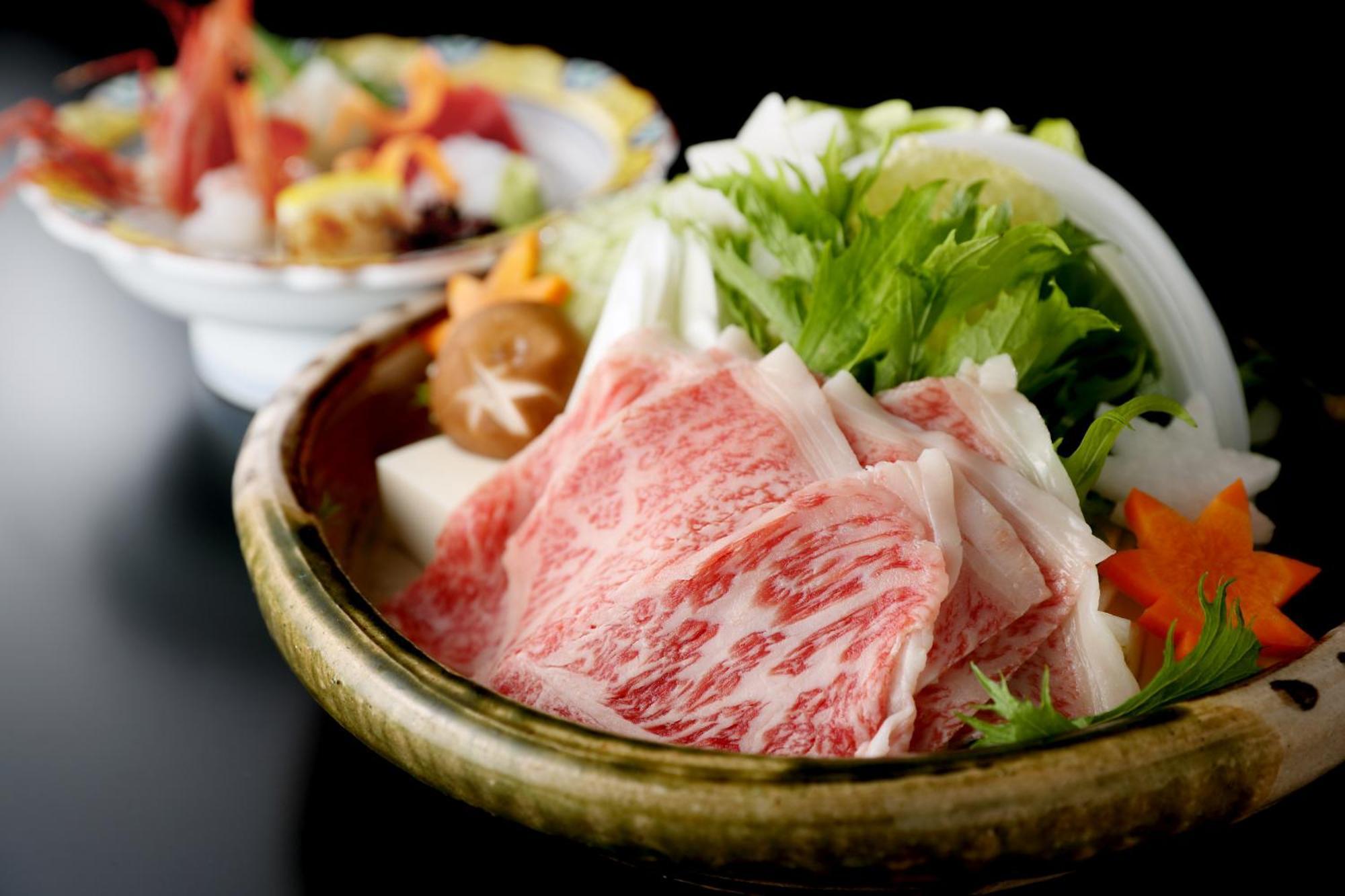 Miyako Hotel Gifu Nagaragawa Exteriér fotografie Kobe beef